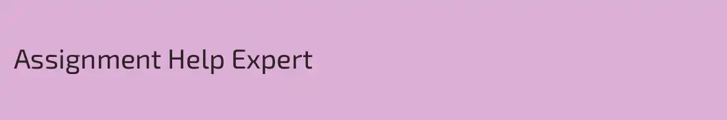 Assignment Help Expert
